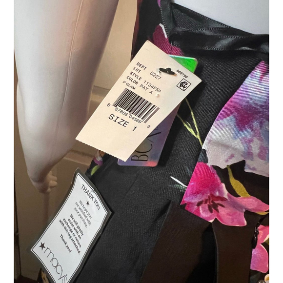 New Juniors BCX Floral Ballgown - Picture 8 of 8